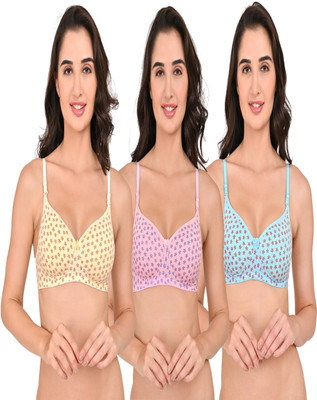 LIFTY Women Push-up Lightly Padded Bra(Multicolor)