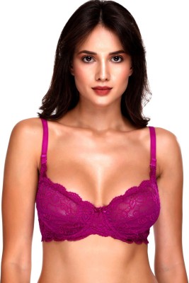 SONA by SL004 SL004 Women Full Coverage Non Padded Bra(Purple)