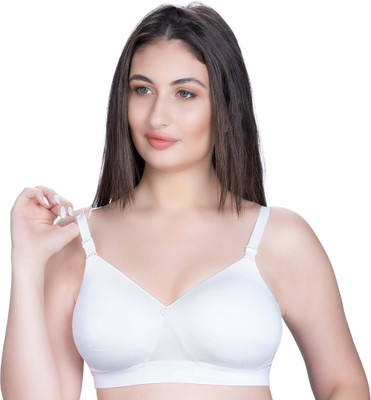 Trylo BESTIE - 40 - WHITE - C - CUP Women Full Coverage Lightly Padded Bra(White)