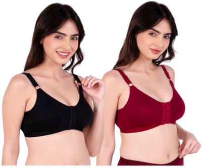 Kapiance Women Maternity/Nursing Non Padded Bra(Multicolor)