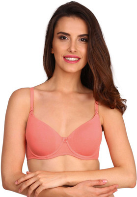 JOCKEY Women T-Shirt Heavily Padded Bra(Pink)
