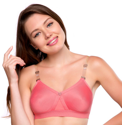 Trylo AlpaStrapless Women T-Shirt Non Padded Bra(Pink)