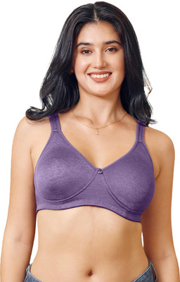 maashie Maashie M4417 Fuller Support Double Layered Cups Stylish Back Seamless Bra Women Everyday Non Padded Bra(Purple)