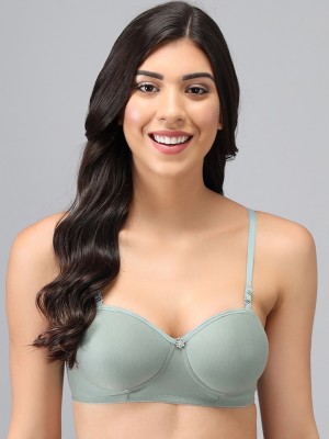 samvar Demi Bra Women Minimizer Lightly Padded Bra(Green)