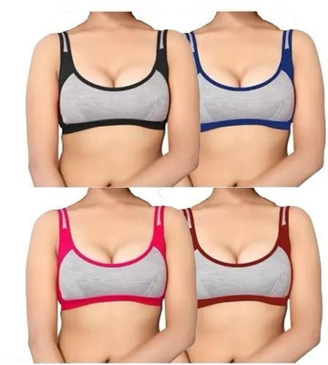 Inner Joy Women Everyday Non Padded Bra(Multicolor)