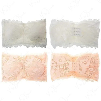 VS Beauti 521 Women Bandeau/Tube Lightly Padded Bra(Beige, White)