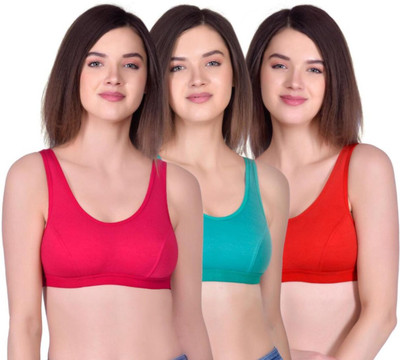Restore Fashion Women's High-Impact Sports Bra Breathable,Padded Adjustable Fit for Gym & Yoga Women Sports Non Padded Bra(Multicolor)