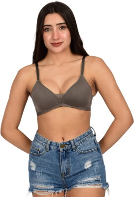 Bare Dezire Women T-Shirt Lightly Padded Bra(Grey)