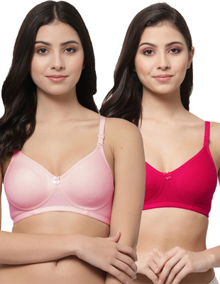 COLLEGE GIRL CG1301 Women T-Shirt Non Padded Bra(Pink, Pink)