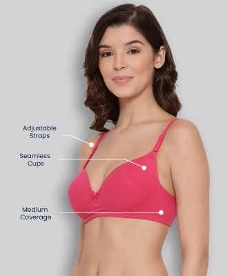 Lyra by Lux Lux Lyra Padded Bra 521 Women Full Coverage Lightly Padded Bra(Pink)