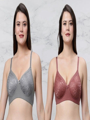 In Care LINGERIE ICPD2-11 Women T-Shirt Heavily Padded Bra(Multicolor)