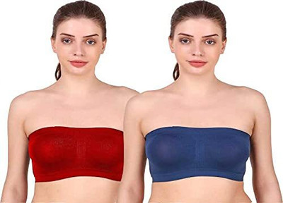 BACIONE TUBE MODEL BRA Women Bandeau/Tube Non Padded Bra(Multicolor)