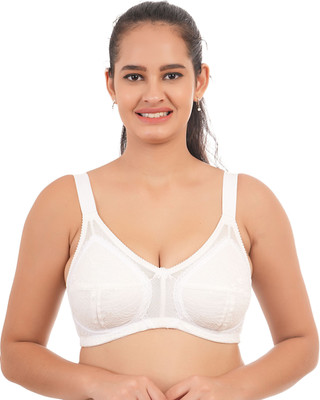 RAHA S.G Lingerie bra for women & girls Women Minimizer Non Padded Bra(White)