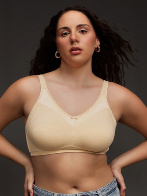 Clovia Women Full Coverage Non Padded Bra(Beige)