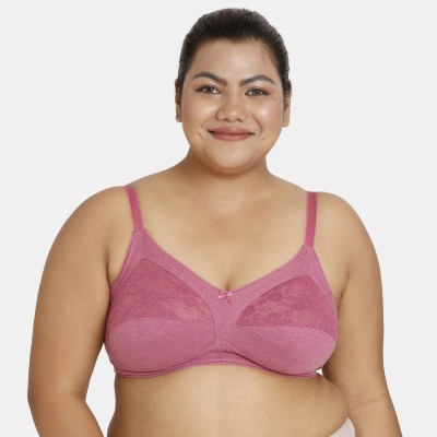 Rosaline By Zivame Women Full Coverage Non Padded Bra(Purple)