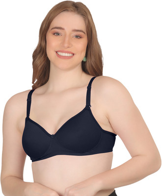 POOJA RAGENEE LIGHTLY PADDED BRA Women Full Coverage Lightly Padded Bra(Dark Blue)