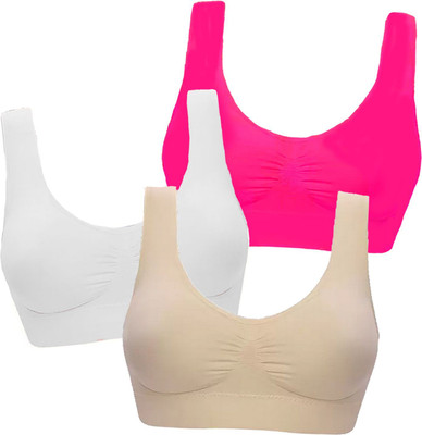 SWATIK Women Sports Non Padded Bra(Multicolor)
