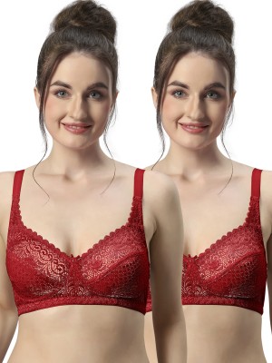 Sonari C-9 Women T-Shirt Non Padded Bra(Red)