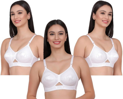Minahil Textiles Women Push-up Non Padded Bra(Multicolor)