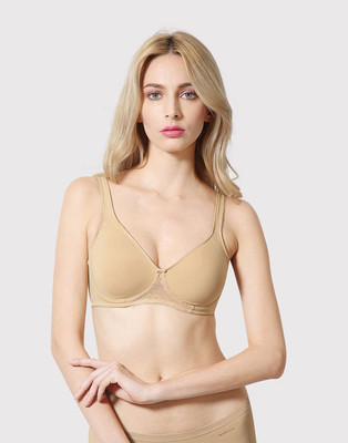 VAN HEUSEN Antibacterial And Wireless Women Full Coverage Non Padded Bra(Beige)