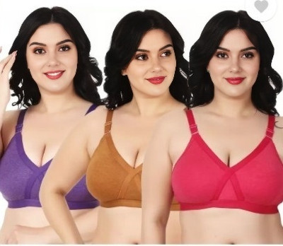 BoLeeM zannat Women Full Coverage Non Padded Bra(Multicolor)