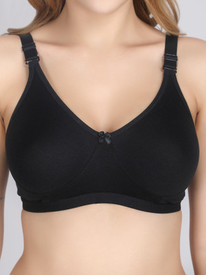 Danny Fashion Dannyfashion -black Women Everyday Non Padded Bra(Black)