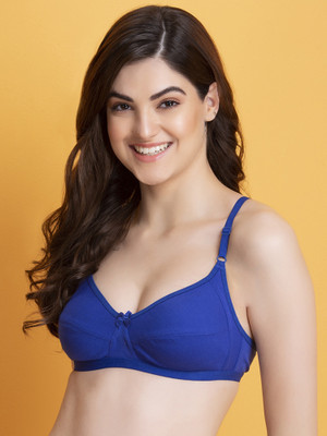 Clovia Women Full Coverage Non Padded Bra(Blue)