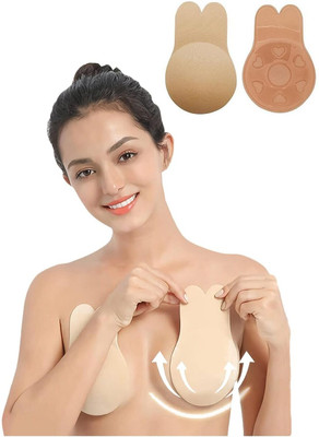 BELLOFOX BO1002-XL Women Stick-on Lightly Padded Bra(Beige)