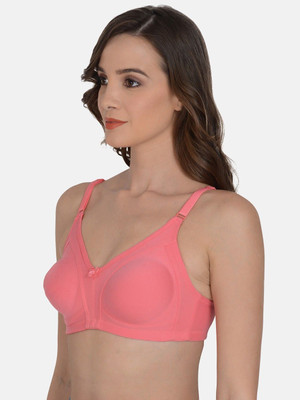 mod & Shy Women T-Shirt Non Padded Bra(Orange)