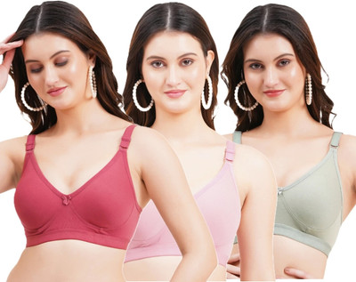 Layeba Women T-Shirt Non Padded Bra(Multicolor)