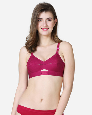 V Star QUEEN U BACK Women Full Coverage Non Padded Bra(Maroon)
