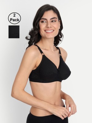 TT DB074_PO2_BLK Women Everyday Non Padded Bra(Black)