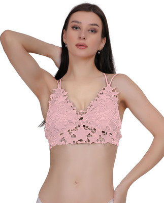 LUISSA Women Bralette Non Padded Bra(Pink)
