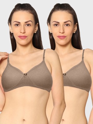 KAVYA Women T-Shirt Heavily Padded Bra(Brown)