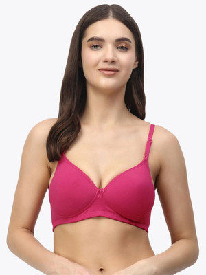 Floret Women Heavily Padded & Non-Wired Medium Coverage Bra Women Push-up Heavily Padded Bra(Blue)