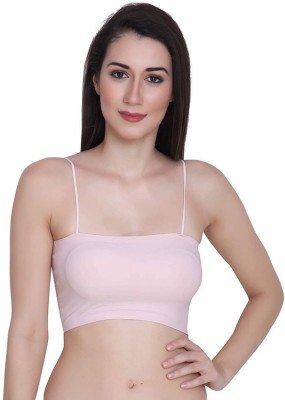 Under Secret Women Padded Bra Women Cami Bra Lightly Padded Bra(Pink)