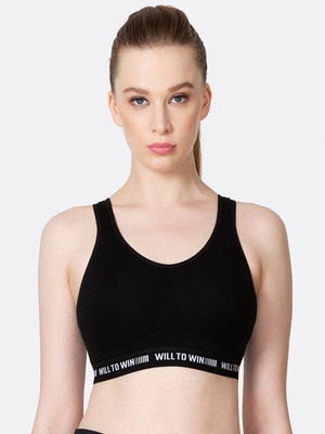 VAN HEUSEN Proactive Antibacterial And Wireless Women Full Coverage Lightly Padded Bra(Black)
