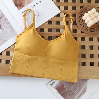 Vrishavahana LIGHTLY PADDED FULL COVRAGE BRA Women Bralette Lightly Padded Bra(Yellow)