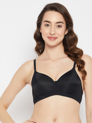 Clovia Women Full Coverage Lightly Padded Bra(Black)