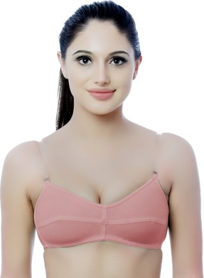 Nutex Sangini Transparent Straps Women Everyday Non Padded Bra(Pink)