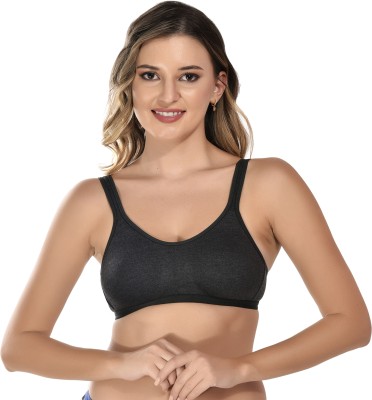 Viral Girl NA Women Full Coverage Non Padded Bra(Black)