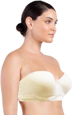 BENCOMM Girls Push-up Lightly Padded Bra(Beige)