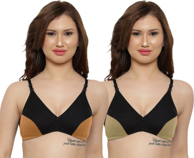 Beach Curve Vaish Bra Women Minimizer Non Padded Bra(Orange, Yellow)