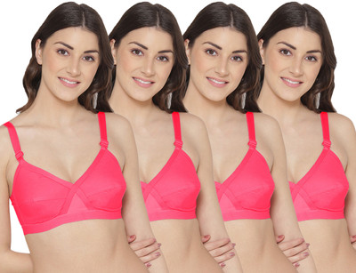 KOMLI Women Minimizer Non Padded Bra(Pink)