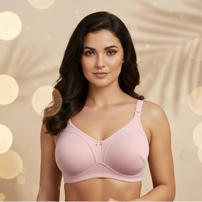 Lovanna fashion Lovanna cotton pro Women Full Coverage Non Padded Bra(Pink)
