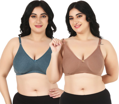 ESOROUCHA Women Full Coverage Non Padded Bra(Multicolor)