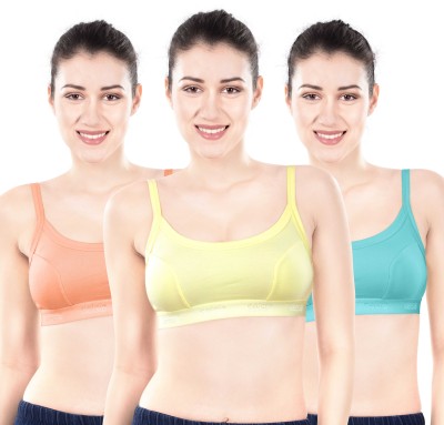 Selsia Trendy Women Women Sports Non Padded Bra(Multicolor)