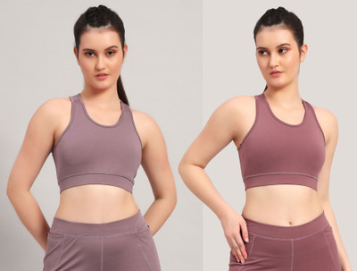 BEING RUNNER Women Sports Non Padded Bra(Pink)