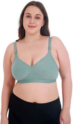 Aimly Women Full Coverage Non Padded Bra(Light Green)
