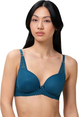 Triumph Aura Spotlight WHP Women Everyday Lightly Padded Bra(Dark Blue)